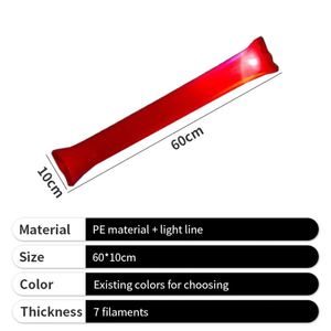 Bâtons lumineux LED gonflables en gros pour concerts, fêtes et mariages – Idéaux pour encourager les spectateurs - Product Image 2