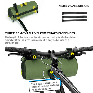 Sacs de Tube de cadre de vélo de voyage personnalisé en plein air, sacs étanches de cadre de vélo, sac <span class=keywords><strong>avant</strong></span> de guidon pour le vélo de montage - Product Image 3