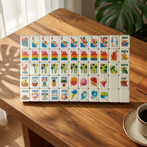 2026 Vente en gros Été Parc d'attractions Mini <span class=keywords><strong>Mahjong</strong></span> américain Prêt à expédier Portable Jeu de société scolaire de stratégie pour enfants - Product Image 5