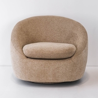 Fauteuil de salon de détente en gros 360 °   Fauteuil pivotant de loisirs, fauteuil baril d'appoint