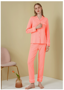 <span class=keywords><strong>Pigiama</strong></span> in <span class=keywords><strong>Cotone</strong></span> <span class=keywords><strong>con</strong></span> Stampe Personalizzate, Set da Notte di Lusso a Maniche Lunghe per <span class=keywords><strong>Donna</strong></span> - Product Image 5