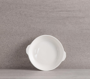Custom <b>White</b> Porcelain Plates & Bowls with Handle, Durable Ceramic Dinnerware for Restaurant, Catering, Kitchen, Bulk Wholesale - Product Image 3