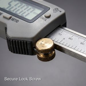 Calibre à pied à coulisse de précision Jeoro, usiné avec précision, 0-8 pouces, échelle métrique et impériale, avec fonction de mesure de profondeur - Product Image 5