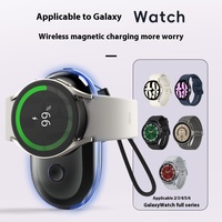 Mini banco de energía portátil de 1000mAh con cargador inalámbrico de Puerto tipo C para relojes inteligentes Función QC3.0 Salida de 5V/1A