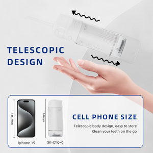 Venta directa Molde privado IPX7 Mini <span class=keywords><strong>irrigador</strong></span> <span class=keywords><strong>de</strong></span> agua <span class=keywords><strong>de</strong></span> <span class=keywords><strong>bolsillo</strong></span> plegable <span class=keywords><strong>Irrigador</strong></span> <span class=keywords><strong>de</strong></span> cuidado bucal <span class=keywords><strong>dental</strong></span> portátil con certificación CE - Product Image 5