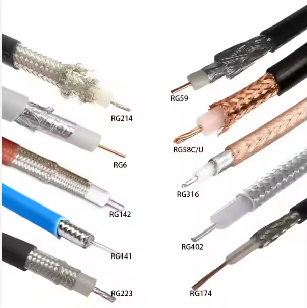 Factory Supply Wholesale RG214/RG141/RG59/RG8/RG58/RG174/RG213/RG6/RG316/RG405/RG179/RG214/RG223/RG316/RF Coax Coaxial CABLE