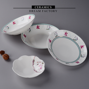 Conjunto de Louças para Restaurantes de 8/10,5 Polegadas, Prato de Cerâmica para Sobremesa e Bife - Product Image 4