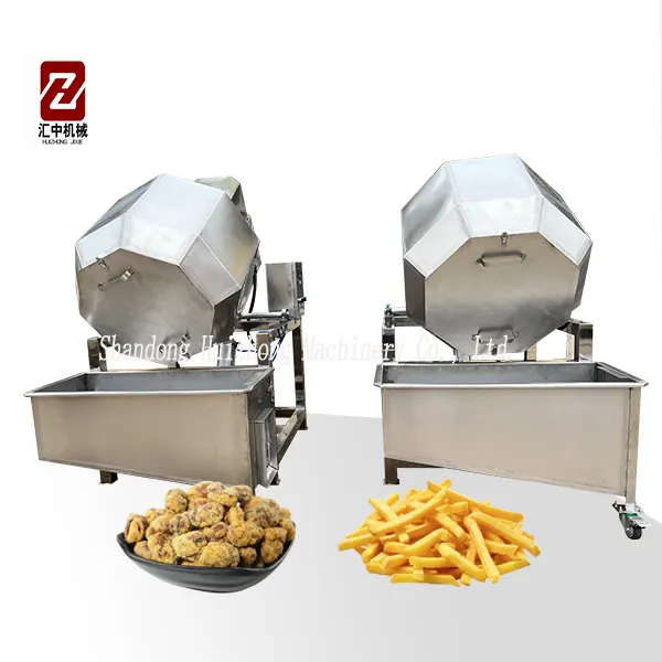 Peanut  French fries  and potato chips octagonal seasoning machine