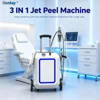 Pistolet à oxygène professionnel à technologie Jet Stream pour resserrer les pores, favoriser l'absorption, appareil Jet Peel pour centre de spa