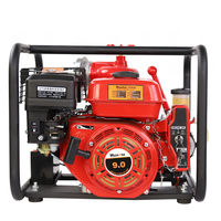 Pompa Air mesin bensin kecil 7HP portabel, mesin bensin kualitas kecil tahan api
