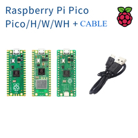 Placa Original Raspberry Pi Pico / Pico H / Pico W RP2040/RP2350 con WiFi y Conectores, Compatible con MicroPython/C++