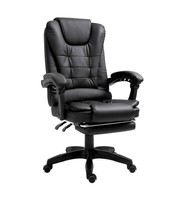 Chaise de bureau en cuir de luxe, design moderne, relaxante, confortable, chaise en PU colorée personnalisée avec repose-pieds