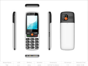 Teléfono Móvil F12 Desbloqueado de Doble SIM, Modelo Único, Nuevo, Pantalla de 2.4 Pulgadas, Botones Grandes, Altavoz Potente, Teléfono 2G <span class=keywords><strong>para</strong></span> Personas <span class=keywords><strong>Mayores</strong></span>, Manos <span class=keywords><strong>Libres</strong></span> - Product Image 3