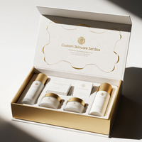 Boîte magnétique personnalisée pour emballage de luxe durable en noir pour parfum