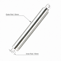 Actionneur linéaire 12V 16mm, course 10-100mm, haute poussée 200N, moteur électrique DC robuste, micro-moteur puissant pour mini-ventilateur