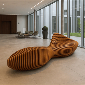 Chaises de salon d'aéroport de luxe Y720 en teck, qualité commerciale, bancs modernes pour parcs publics, meubles de jardin résistants aux intempéries - Product Image 3
