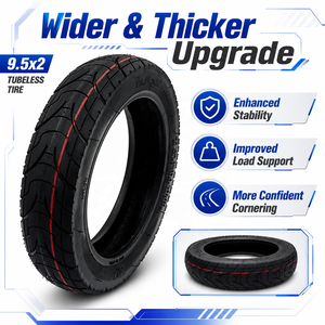 Accessoire de pneu tubeless haute performance 9,5x2 conçu pour les trottinettes électriques M365 <span class=keywords><strong>Ninebot</strong></span> <span class=keywords><strong>E22</strong></span> E25 E45 - Product Image 2