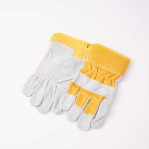 Guantes de Soldadura Resistentes al Calor, Cuero Vacuno, CE EN388, Antideslizantes, Antichispas, Aislantes, para Reparación Automotriz y Soldadura - Product Image 5