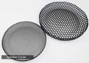 Black Mesh Accessories Metal Speaker Grille Covers OEM Factory