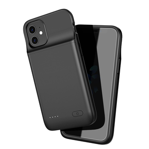<span class=keywords><strong>Custodia</strong></span> <span class=keywords><strong>Batteria</strong></span> Portatile per Telefono Nera in TPU Morbido + ABS Design per iPhone 12 Pro Max 4800mAh - Product Image 4