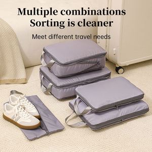 Lot de 4 sacs de rangement compressibles pour voyage, valise, armoire, vêtements et couettes - Product Image 6