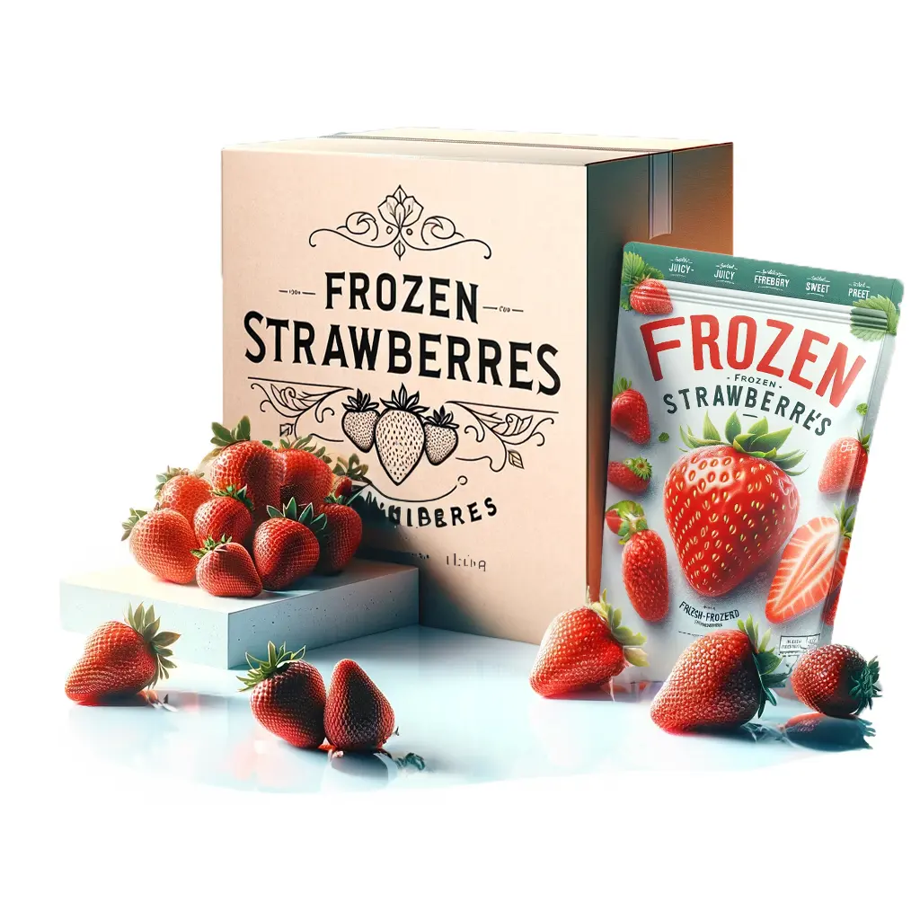 Hot selling frozen strawberry Frozen Style IQF Strawberry for export