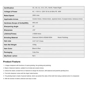 Bán buôn phụ kiện nhà bếp điện điện bếp dao mài dao chuyên nghiệp điện dao mài - Product Image 6