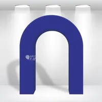 Support d'arche 3D en métal 6x7,5FT bleu marine pour mariage, événement, décoration de fête, photomaton, anniversaire, baby shower