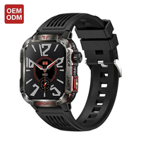 VVS montre intelligente hommes Sport montre-bracelet double lumière boussole IP68 étanche fréquence cardiaque Bluetoot