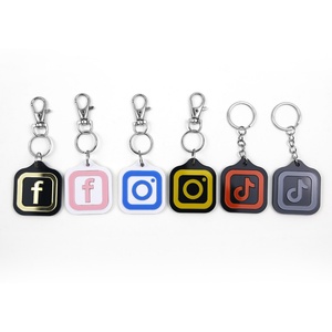Llavero con Etiqueta NFC Acrílica Personalizada, Etiqueta de Control de Acceso para Compartir en Redes Sociales - Product Image 3