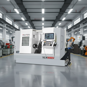 <span class=keywords><strong>Tour</strong></span> <span class=keywords><strong>à</strong></span> <span class=keywords><strong>Commande</strong></span> <span class=keywords><strong>Numérique</strong></span> KUNPENG TCK600S <span class=keywords><strong>à</strong></span> Banc Incliné, 2 Axes, Déplacement X/550mm Z, Haute Précision 0,005mm, Haute Rigidité - Product Image 6