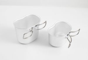 Ensemble de tasses en aluminium directement du fabricant, gourdes de camping portables pour la cuisson en extérieur - Product Image 4