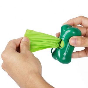 <b>Compostable</b> Biodegradable Dog Waste <b>Bags</b> Made From Cornstarch Flat-mouth Style in Stock - Product Image 2