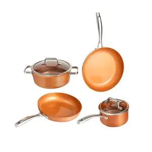 Guaranteed Quality Cooking Pots Sets Nonstick Complete Kitchen Pan Professional Cookware Set