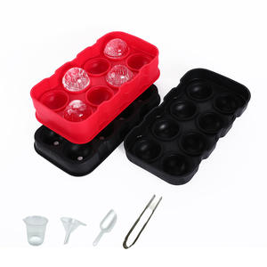 Molde de Hielo de Silicona con Tapa, 8 Cubos Redondos, para Whisky, Éxito de Ventas Transfronterizo - Product Image 4