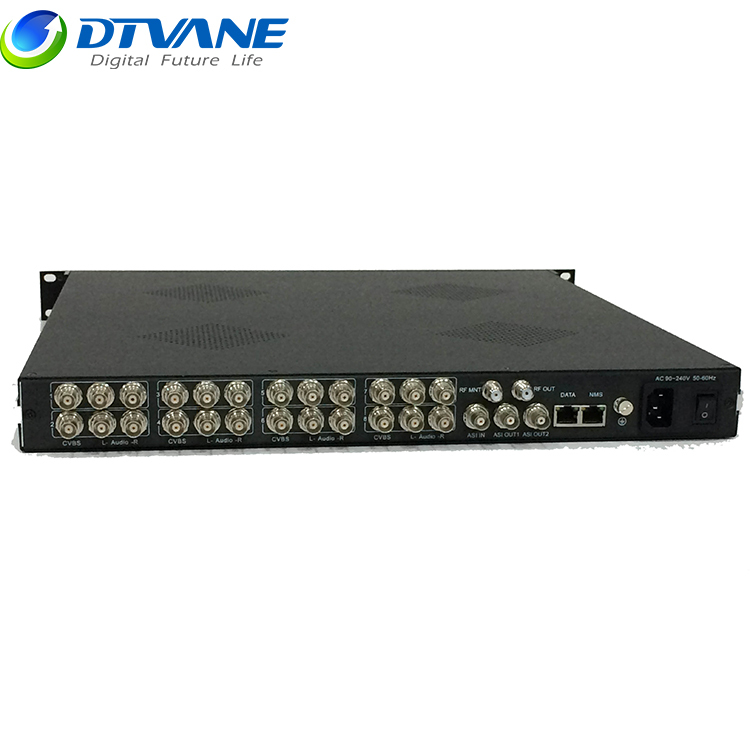 8 canaux CVBS à DVB T modulateur d&amp;amp;amp;#39;encodeur isdbt modulateur d&amp;amp;amp;#39;encodeur