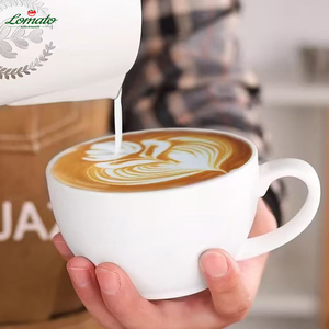 Taza de Café de Cerámica con Logotipo Personalizado al por Mayor |   260ml/340ml/380ml/460ml |   Taza de Gran Capacidad para Latte y Cappuccino para Compras al por Mayor - Product Image 5