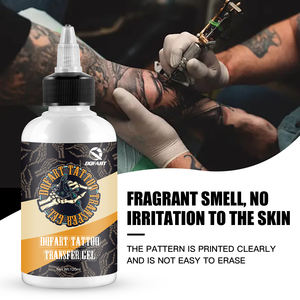 Wholesale DQFART 120ML high quality <b>tattoo</b> <b>transfer</b> gel transparent gel can OEM <b>transfer</b> clear ingredients safe - Product Image 4