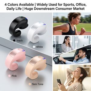 Écouteurs sportifs sans fil <span class=keywords><strong>Bluetooth</strong></span> de haute qualité, écouteurs à clip avec conduction osseuse, réduction de bruit, micro, casque - Product Image 5