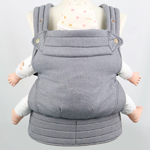 Lightweight &amp; Comfortable Ergonomic Cotton And Linen <strong>Baby</strong> <strong>Carrier</strong> For Hiking - Product Image 1