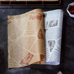 Papier sulfurisé de qualité supérieure pour emballage alimentaire, avec logo et dimensions personnalisés, résistant à la graisse et de qualité alimentaire - Product Image 4