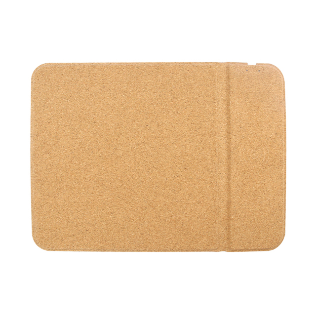 Eco Friendly Foldable Lasers LOGO Cork Wireless Charger MousePad 5W 10W 15W Fast Wireless Charging Mouse Pad