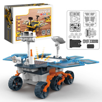 Juguete Solar, Kit de Motor STEAM para Armar, Energía Solar, 46 Piezas, Coche de Exploración de Marte, Modelos Científicos, Juguete Educativo STEM para Niños