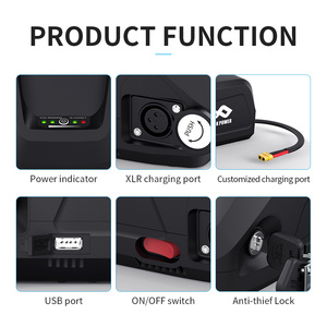 EU Stocked Hailong 36V 24Ah 10S5P Ebike Down Tube Battery 21700 With 25A BMS And 3A Charger XT60 Fit For 205W-750W Motor