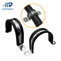 Usine Vente Chaude En Caoutchouc Rembourré 304 En Acier Inoxydable 57MM Tuyau En Métal Câble Clip Pince pour Tuyau De Tube D'eau