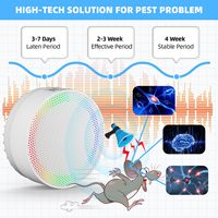 Répulsif à ultrasons multiple pour les cafards, les fourmis, les souris, les rongeurs, à brancher, électrique, à ultrasons