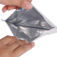 Sac en feuille d'aluminium Mylar Sac d'emballage de thé Mini sachets vides d'échantillons de thé Sachets plats thermoscellés