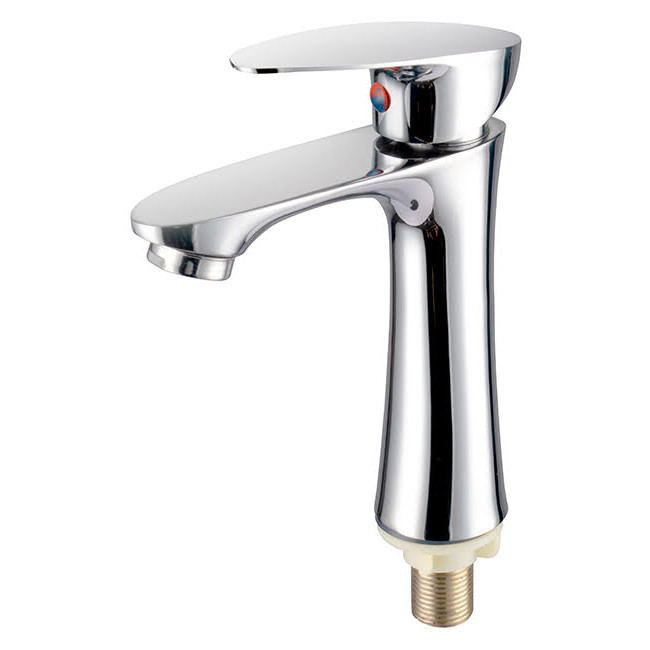 Beautiful and Generous Single Cold Water Bathroom Faucet with Durable Ceramic Valve Core Simple and Modern Design