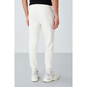 Pantalones Deportivos de Forro Polar para Hombre Cesar Ecru con Bolsillos - 84929 - Ecru - Product Image 5