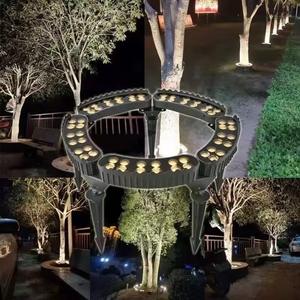 RGBマルチカラー<span class=keywords><strong>LED</strong></span>ガーデンツリーホールドライト 防水IP65 高演色性CRI95 装飾アルミダイキャストボディ 220v/110v AC電源 - Product Image 2